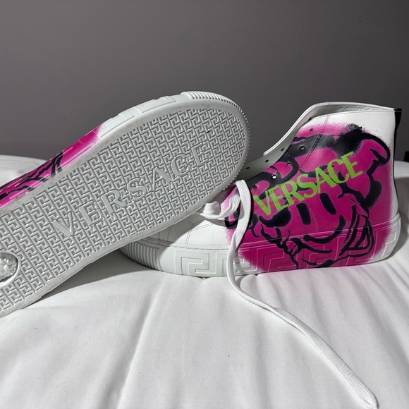 Brand new Versace Greca Medusa Smile high-top sneakers - Picture 3 of 3